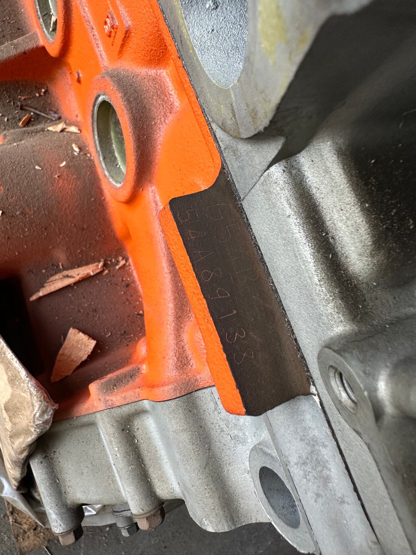 MITSUBISHI G54B 4G54 Unbalanced LONG BLOCK FORKLIFT ENGINE 2.6L