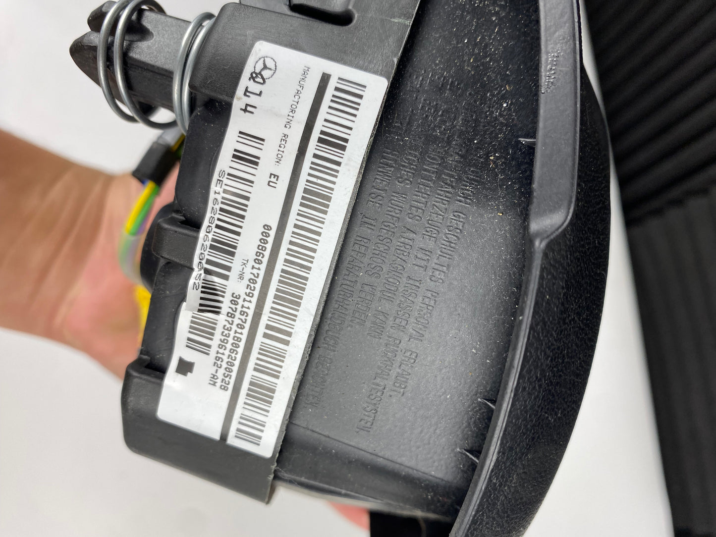 000-860-31-03-64-9116 Mercedes-Benz Steering Wheel Air Bag 2015-2018 - OEM Genuine