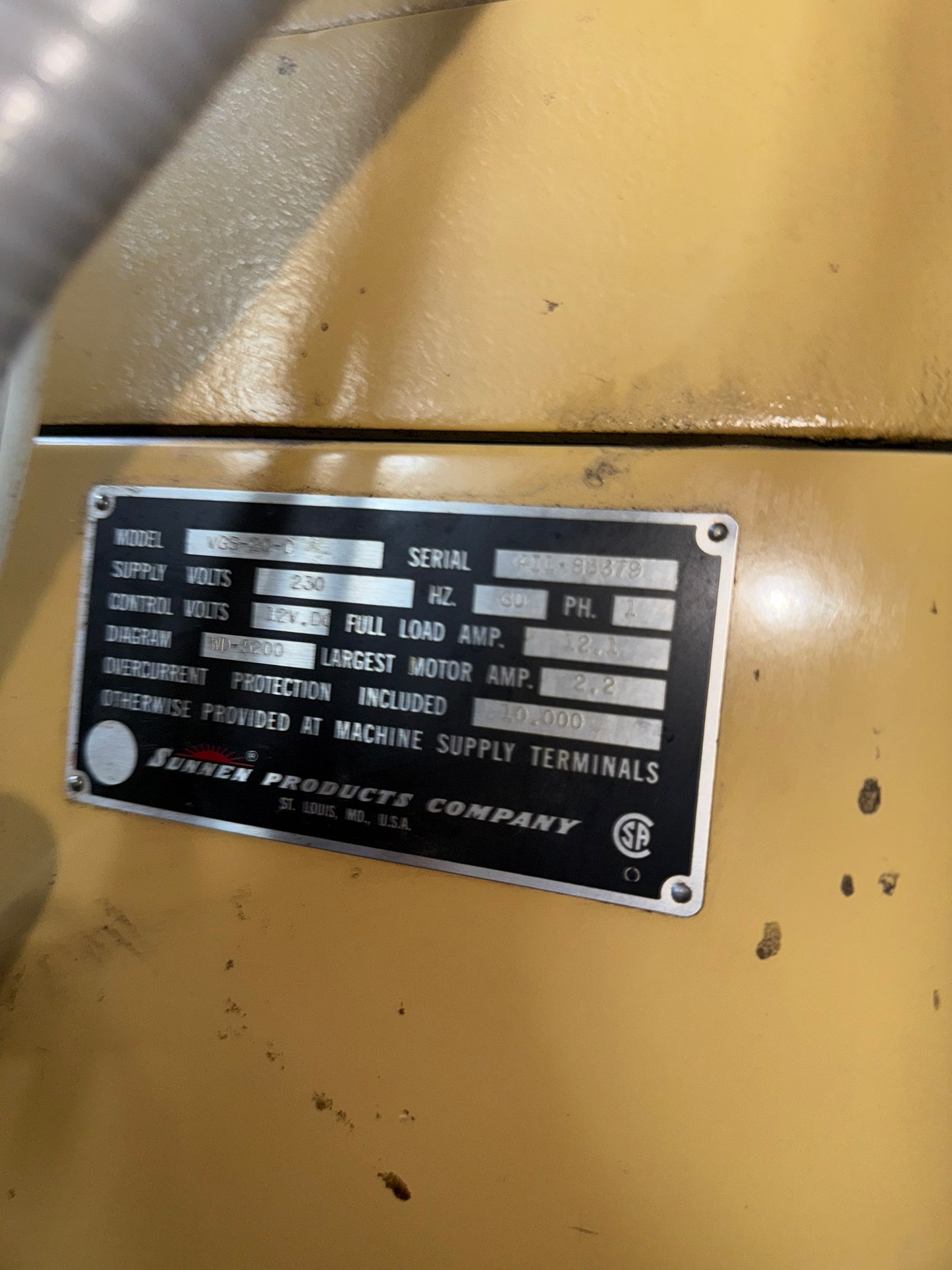 Sunnen VGS-20 Valve Guide Seat Machine