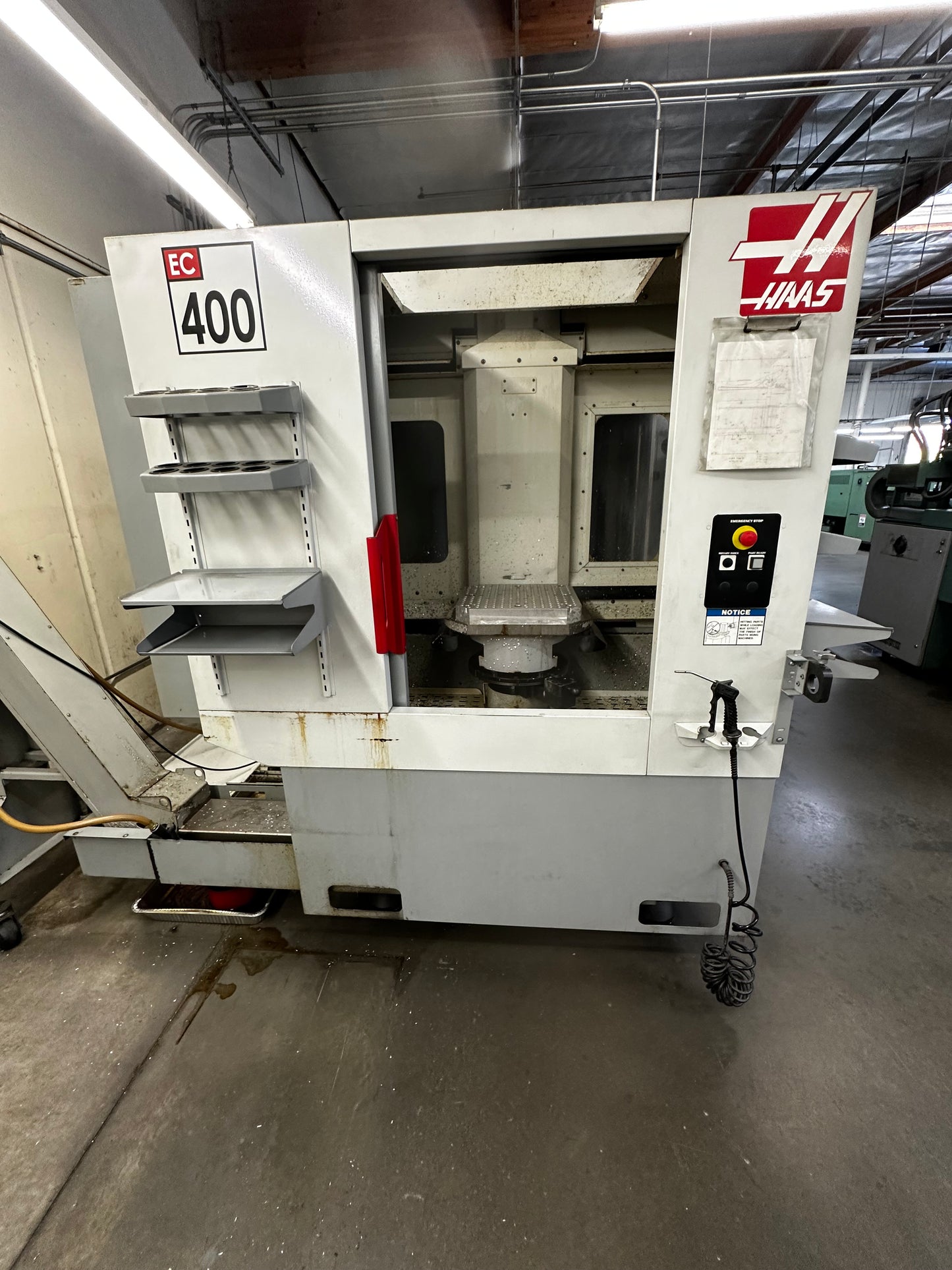 2005 Haas EC400 CNC Machine (Single Job Use) Dual Pallet