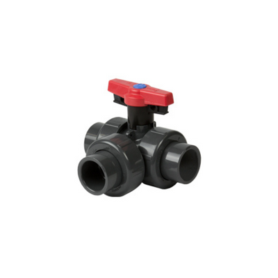 5022L1-025 Spears True Union 3-Way Horizontal Diverter Ball Valve 2-1/2 inch Nominal