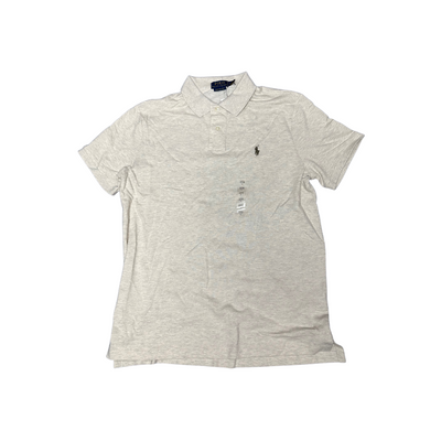 Polo Ralph Lauren Men's Custom Slim Fit Mesh Polo Shirt - GREY HEATHER